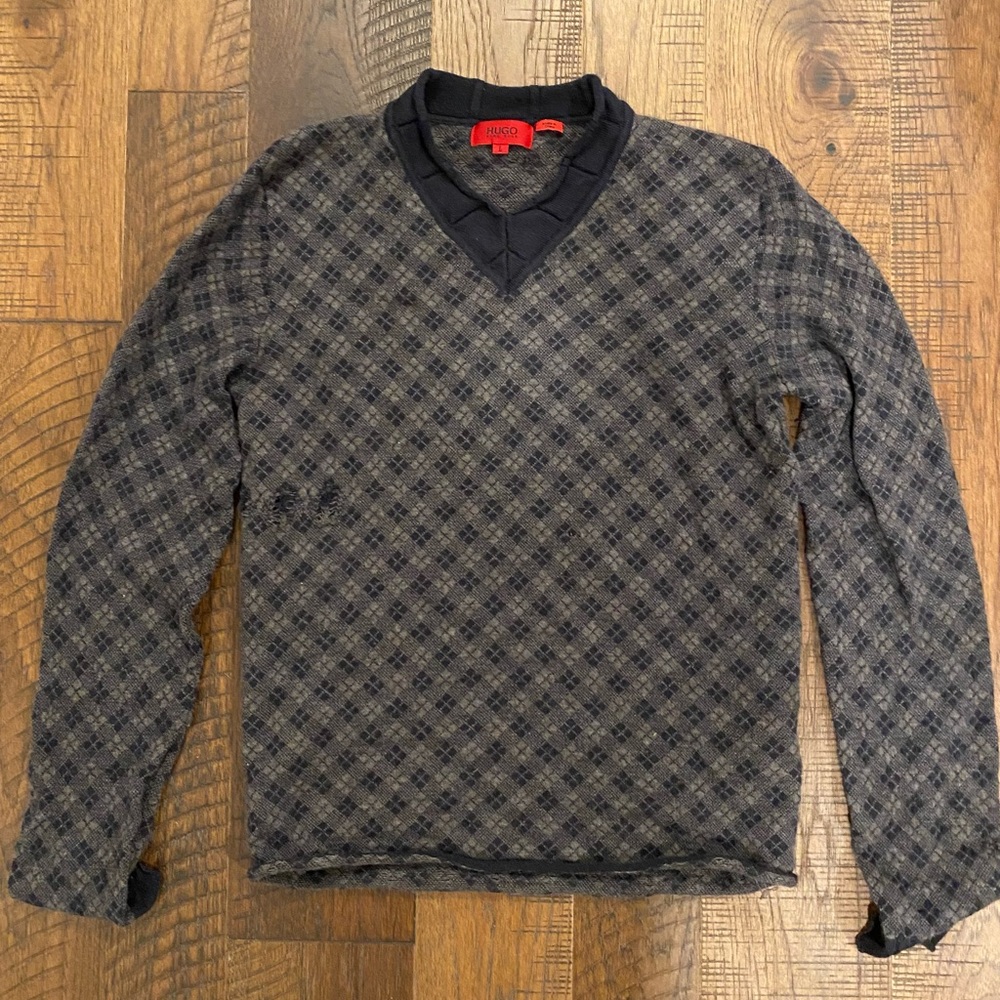 Hugo Boss Vintage V-neck Sweater